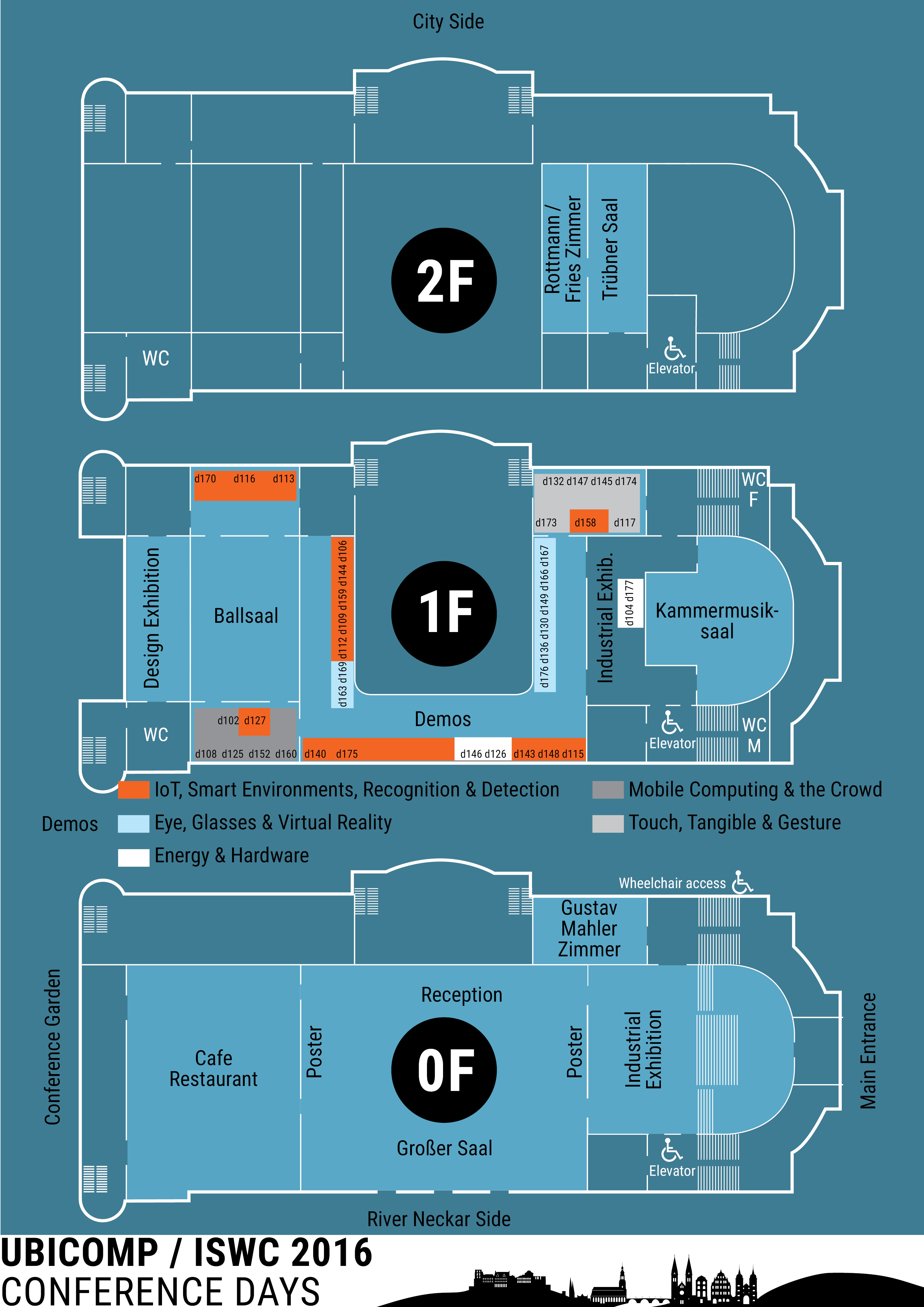 ISWC / Ubicomp 2016 Conference Floorplan